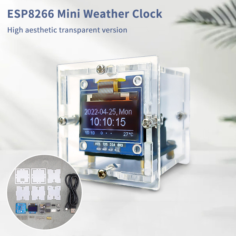 Diy Electronics Hobby - Набор для сборки мини-метеостанции ESP8266 DIY: