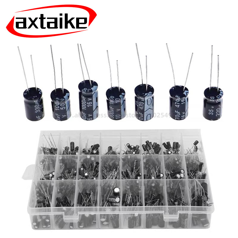 Capacitor Kit Assortment - 120/200/500 шт. набор радиальных конденсаторов 12