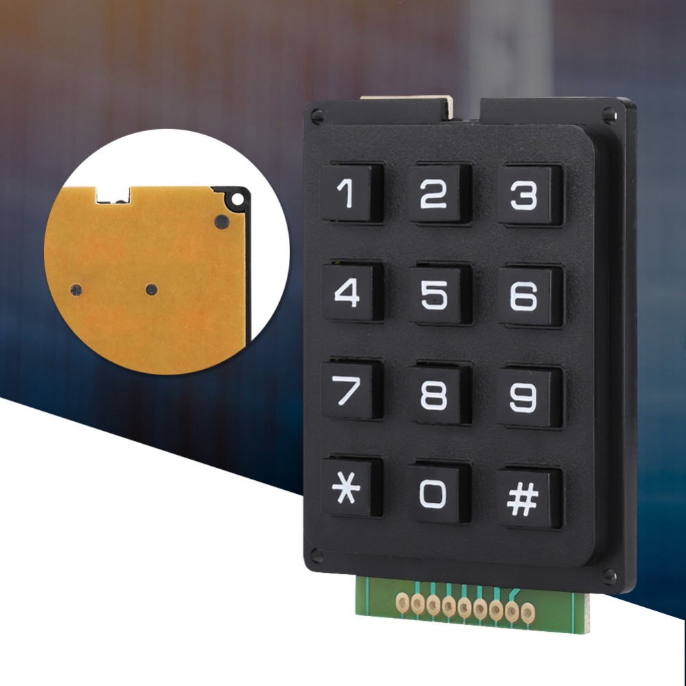 Diy Electronics Uk - Практичные 12-клавишные модули клавиатуры, 3x4 кнопки,