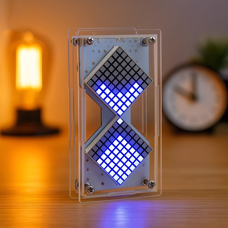 Diy Electronics Hobby - Киберпанк DIY светодиодный матричный песочные часы