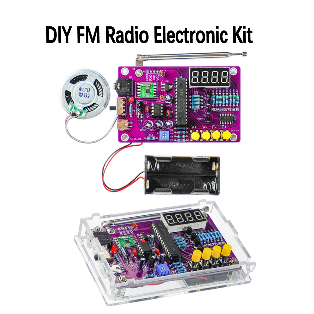 Diy Projects With Electronics - Набор для самостоятельной сборки FM-радиоприемника 87-108