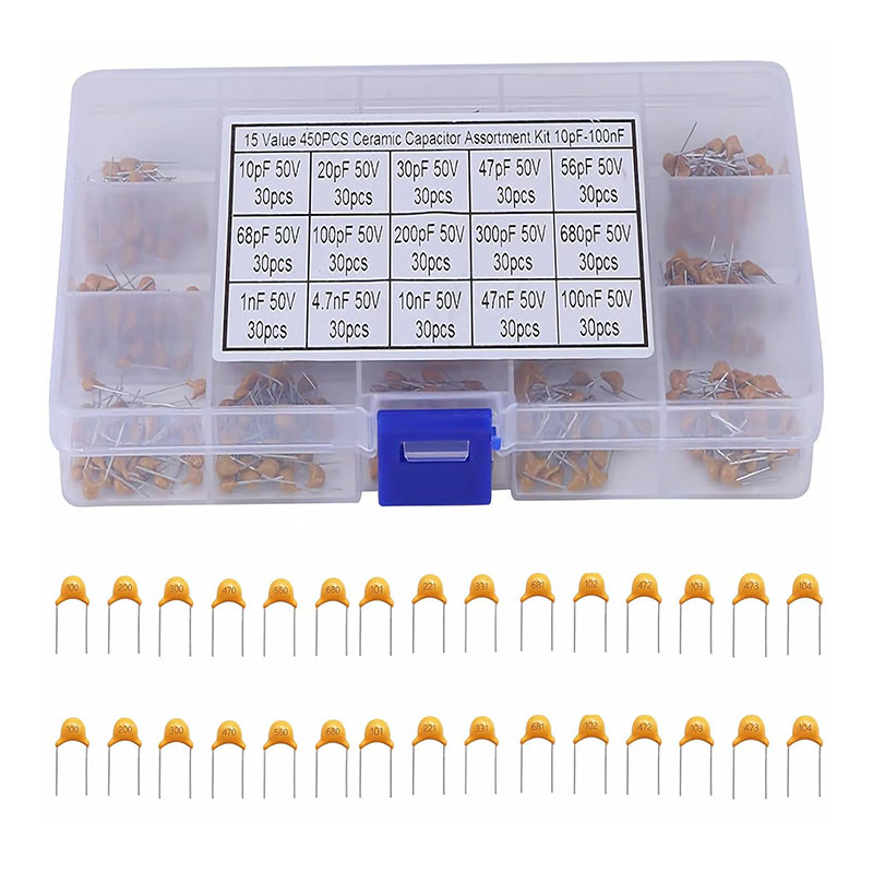 Capacitor Kit Assortment - Монолитные многослойные керамические фотообои 450 шт.,