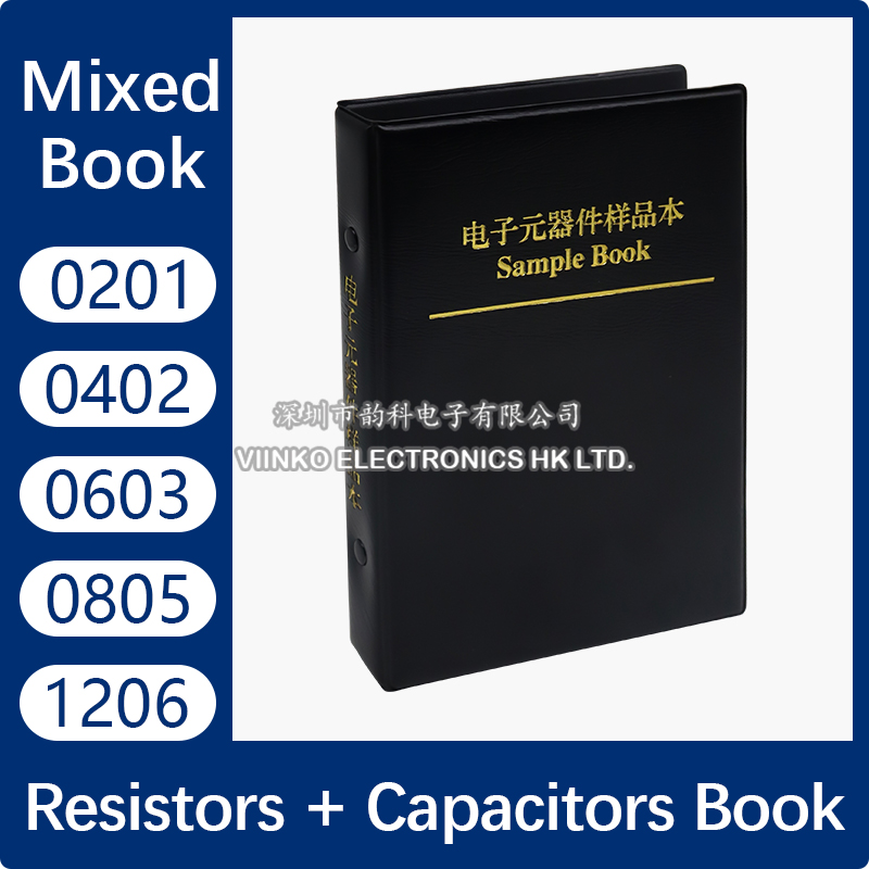 Capacitor Kit Assortment - Конденсаторный резистор, смешанная книга 0201 0402