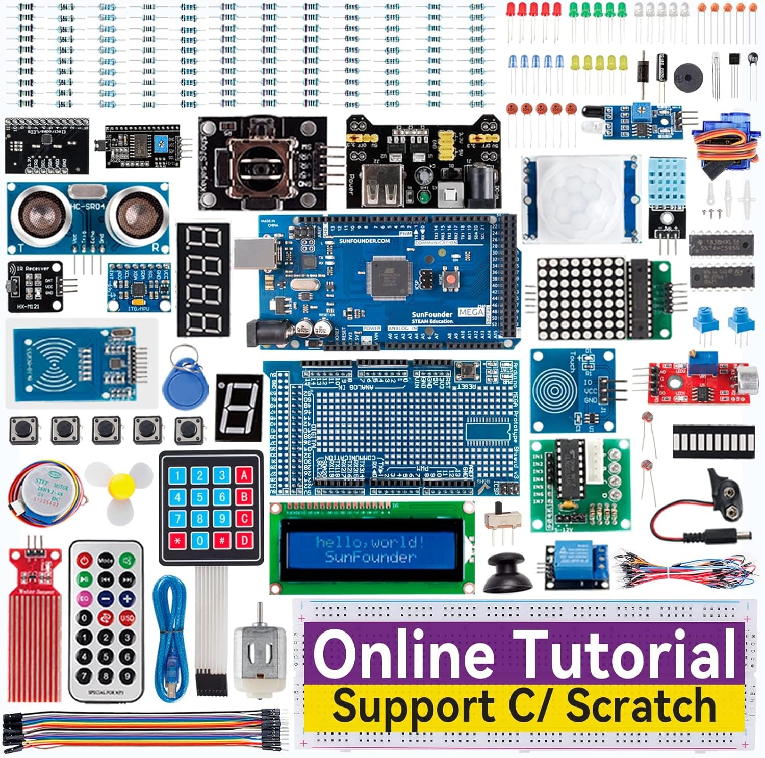 Arduino Uno Starter Kit - Проект SunFounder: Самый полный стартовый набор