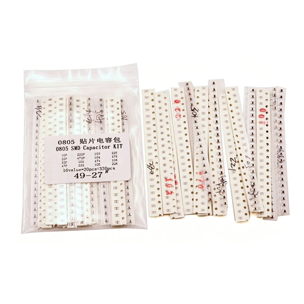 Capacitor Kit Assortment - Набор SMD-конденсаторов 320/720 шт. (0201, 0402,