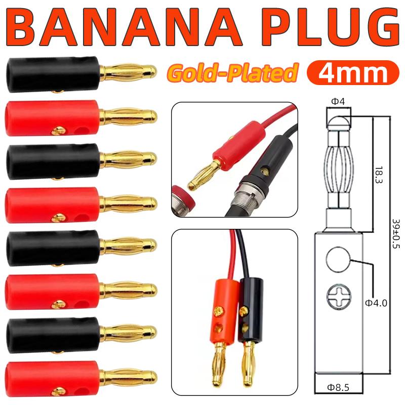 Diy Audio Electronics Projects - Набор из 10 шт. 4-мм разъемов