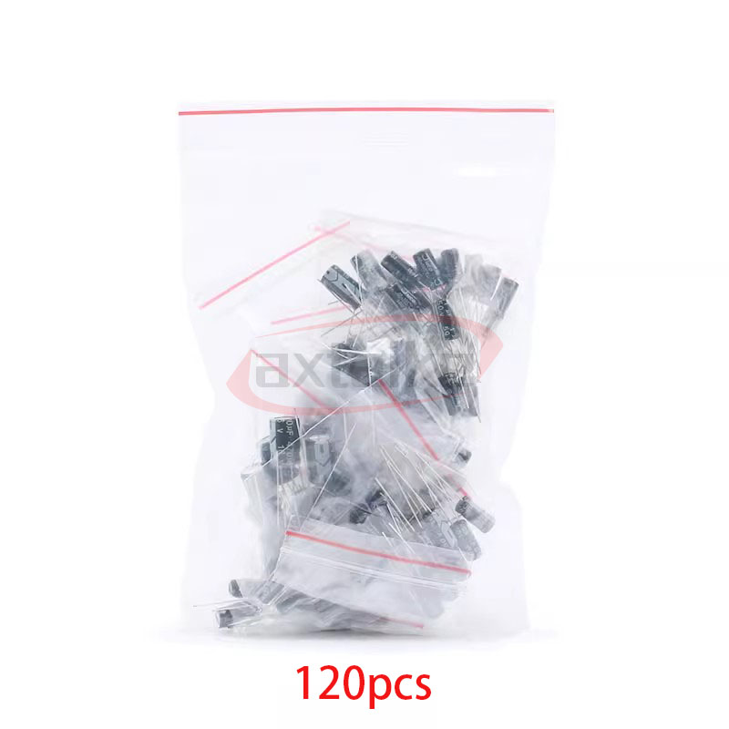 120/200/500 шт. набор радиальн – обзор и цена Capacitor Kit Assortment