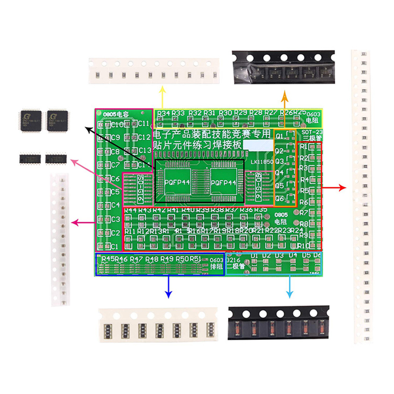 Практика пайки, набор из четыр – обзор и цена Diy Electronics Basics