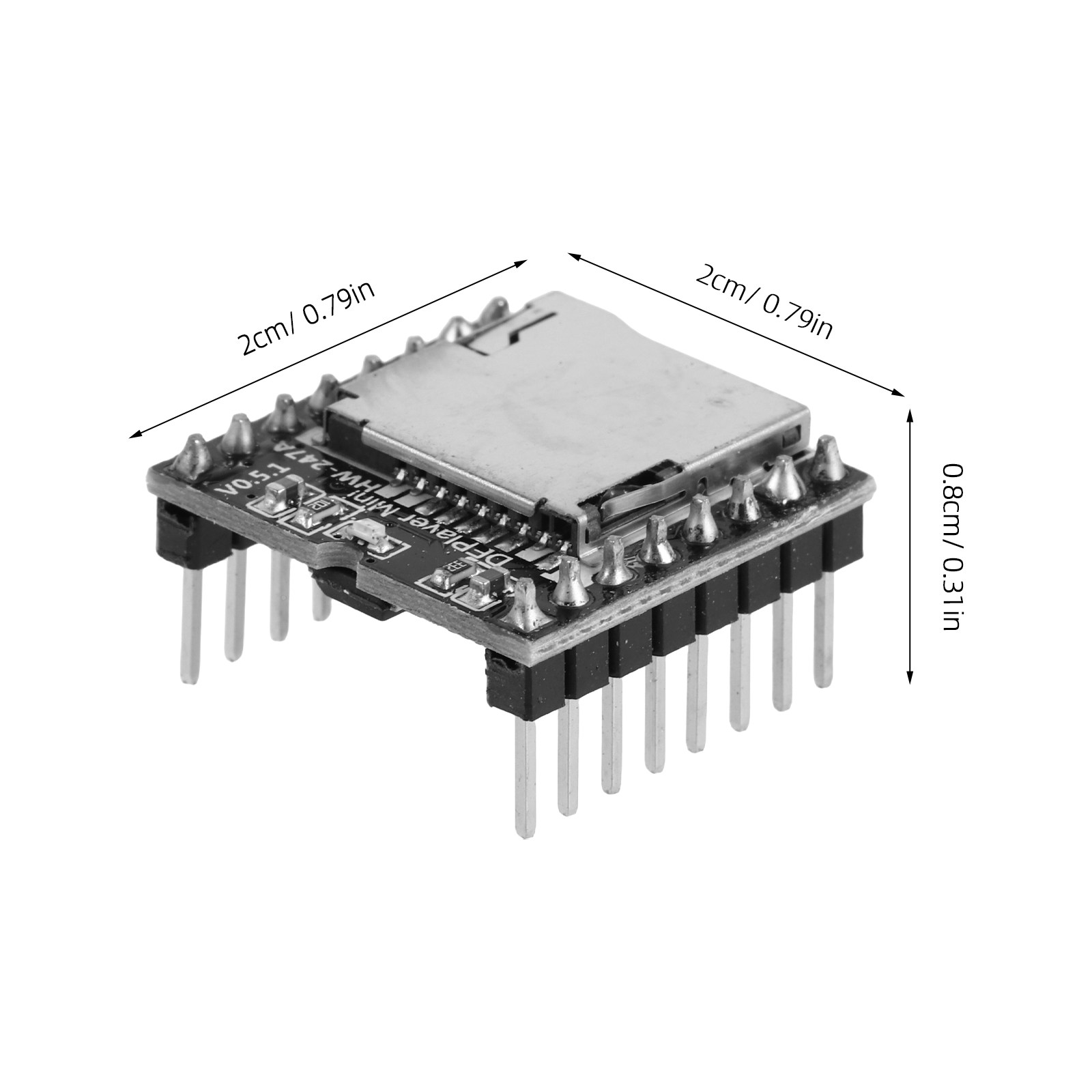 2 шт. модуля мини-плеера Dfpla – обзор и цена Diy Audio Electronics Projects