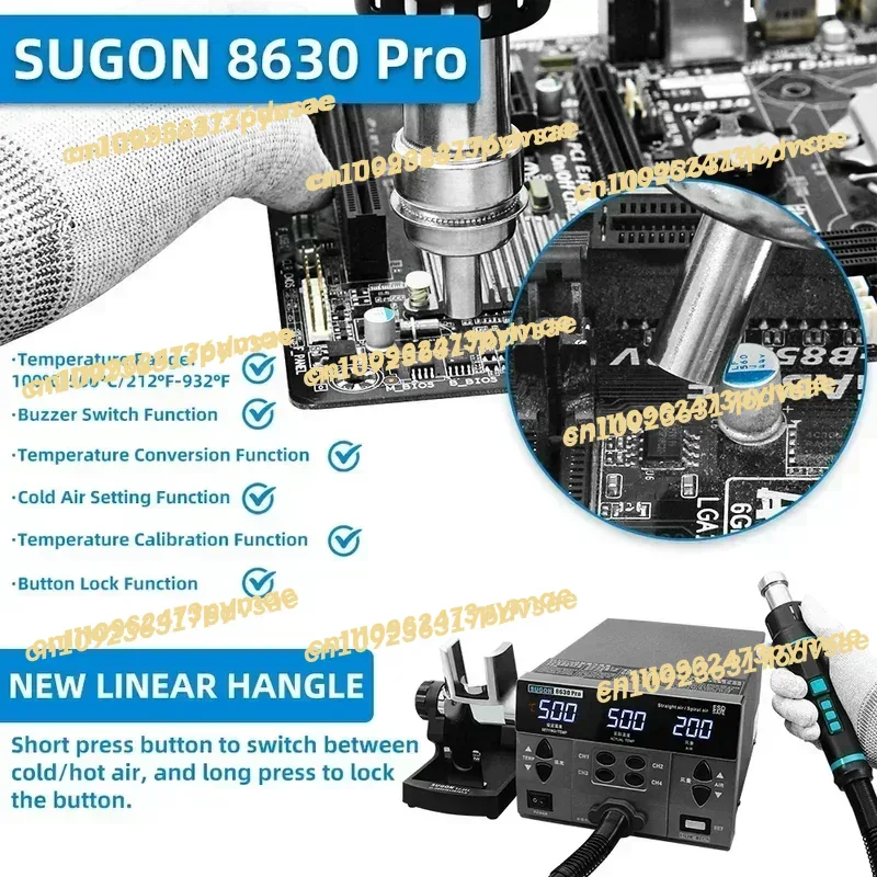 Паяльная станция SUGON 8630Pro – обзор и цена Hot Air Rework Station