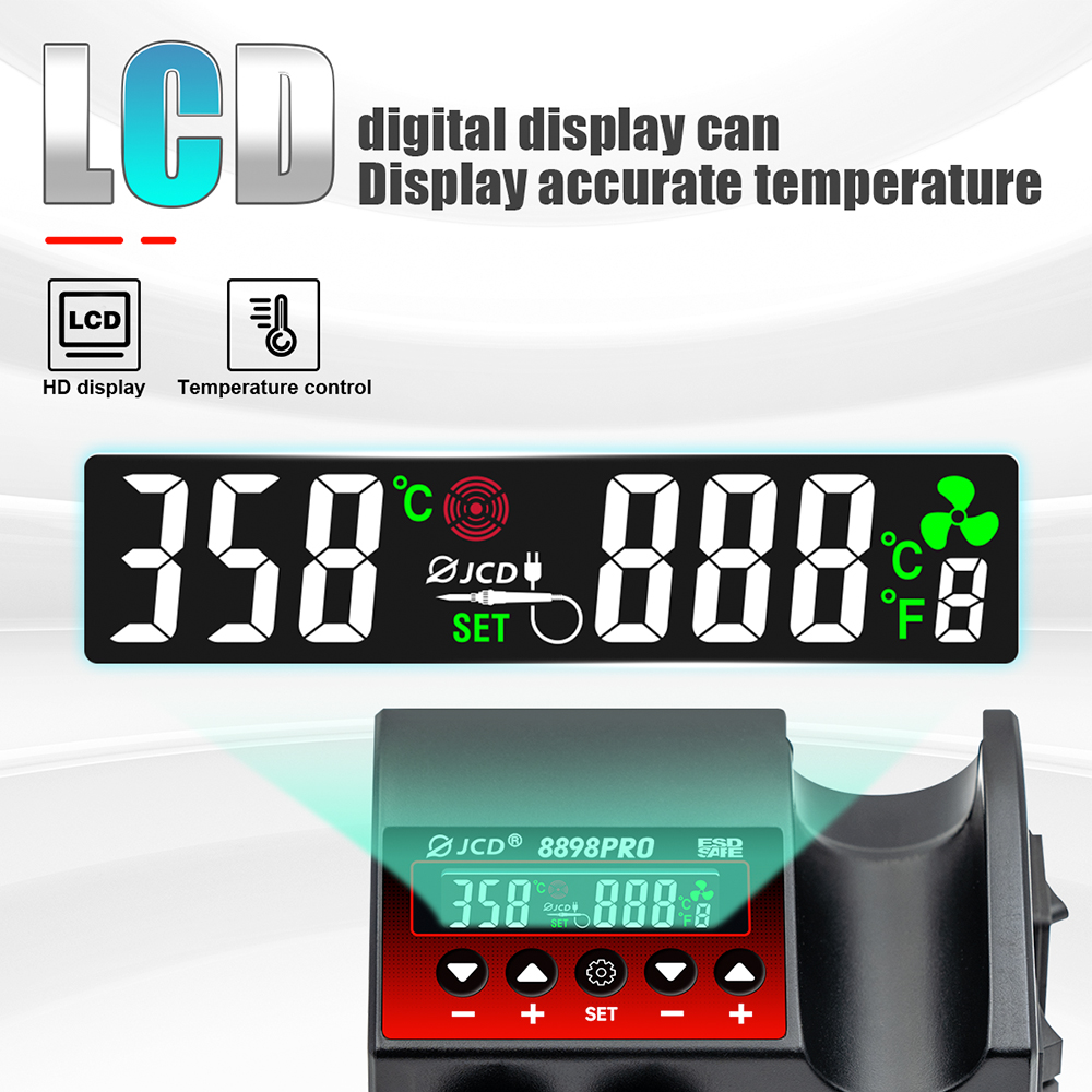 Паяльная станция JCD 8898Pro 2 – обзор и цена Hot Air Rework Station
