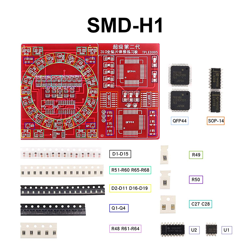 Практика пайки, набор из двух  – обзор и цена Diy Electronics Basics