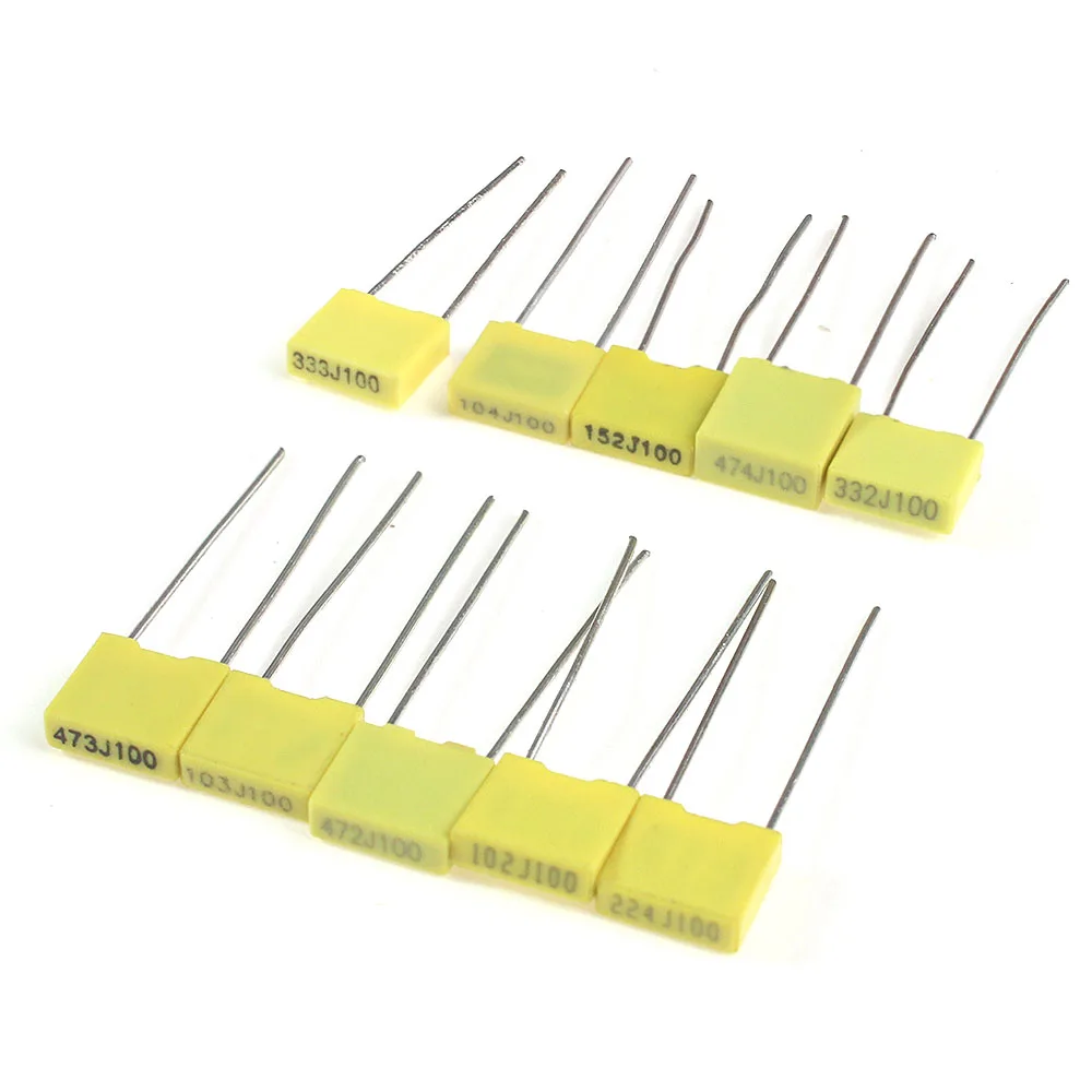 50 шт. 102J ~ 474J комплект по – обзор и цена Capacitor Kit Assortment