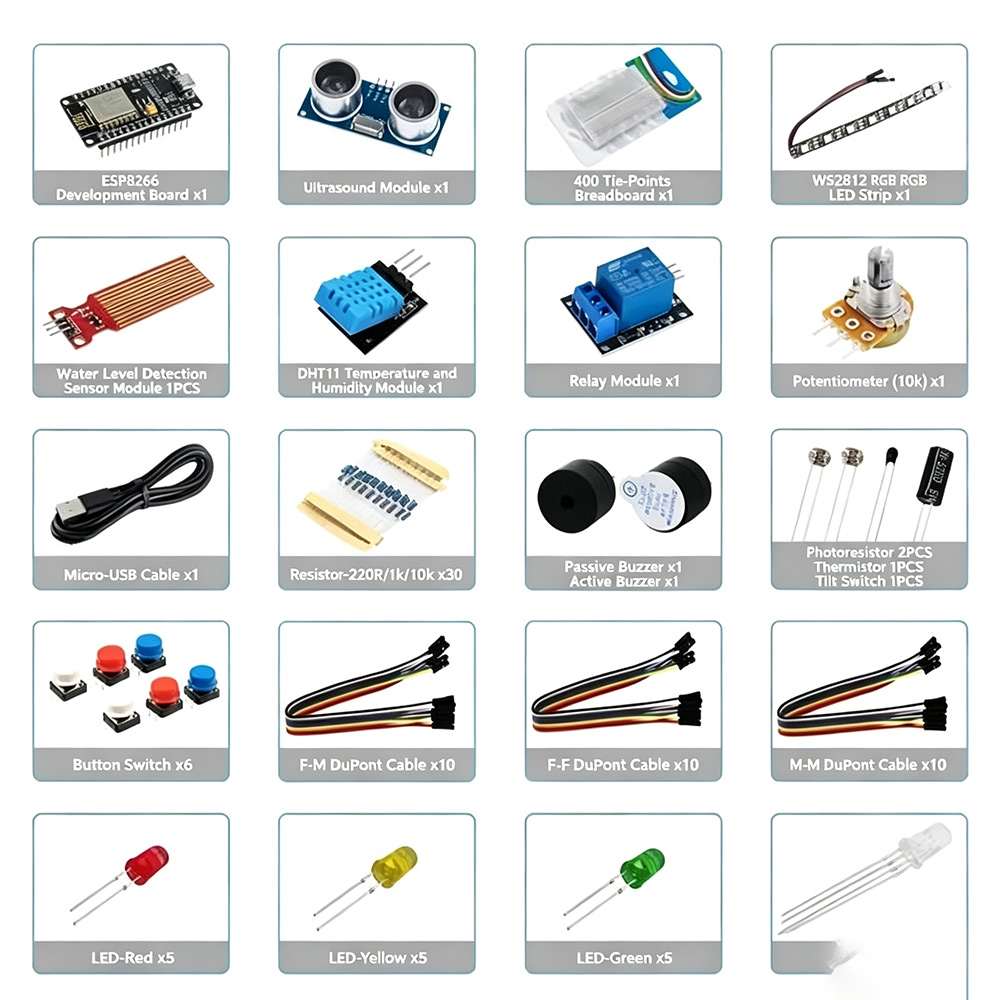 Набор для начинающих ESP8266 W – обзор и цена Arduino Uno Starter Kit
