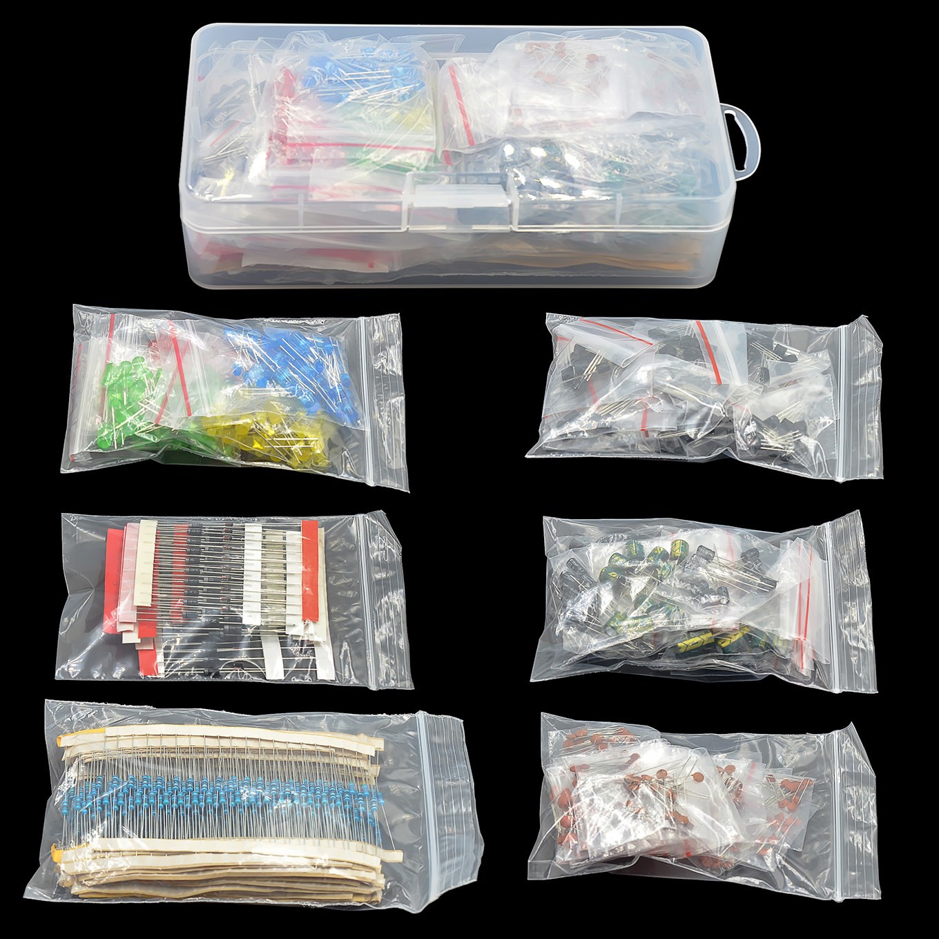 Наборы электронных компонентов – обзор и цена Capacitor Kit Assortment