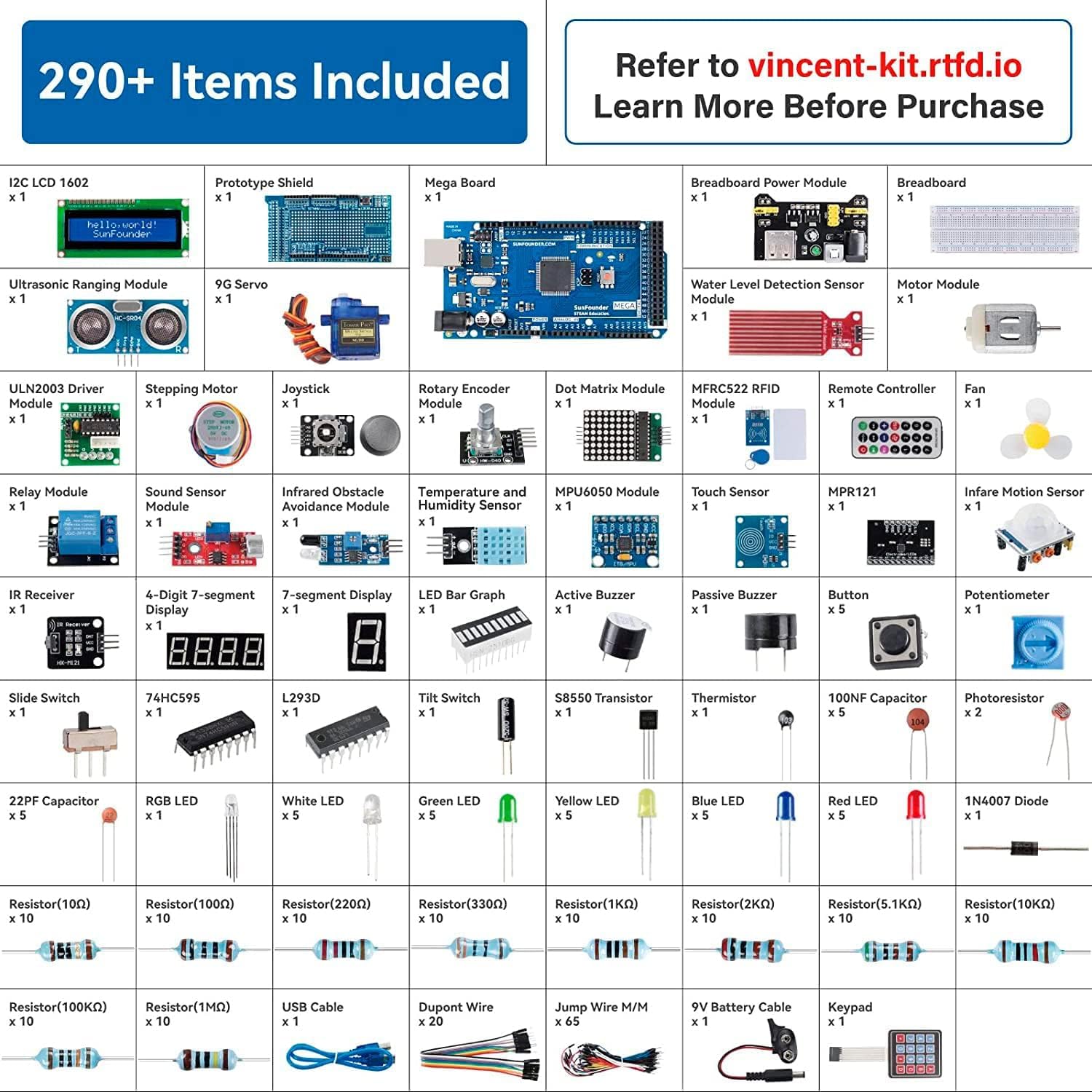 Проект SunFounder: Самый полны – обзор и цена Arduino Uno Starter Kit
