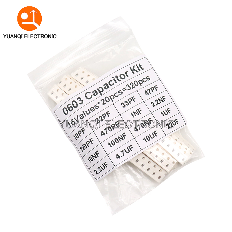 320 шт. 720 шт. 0603 0805 SMD  – обзор и цена Capacitor Kit Assortment