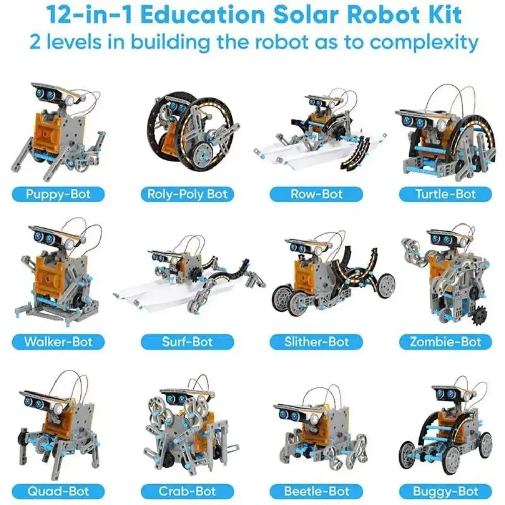 13 в 1, робот на солнечной эне – обзор и цена Diy Electronics Hobby